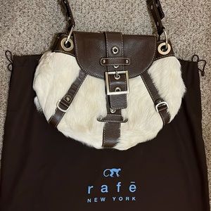Rafe New York rabbit fur bag